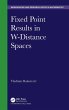 Fixed Point Results in W-Distance Spaces - Bild 1