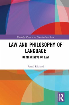 Law and Philosophy of Language - Richard, Pascal