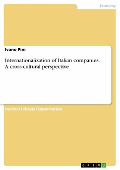 Internationalization of Italian companies. A cross-cultural perspective