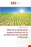 Effet de la fertilisation organo-minérale sur la productivité de l'arachide à Mulungu