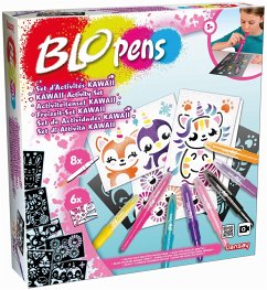 Cover Carletto 3223557 - Lansay, BLOpens, Freizeit-Set Kawaii, Airbrush-Pustestifte, Malset