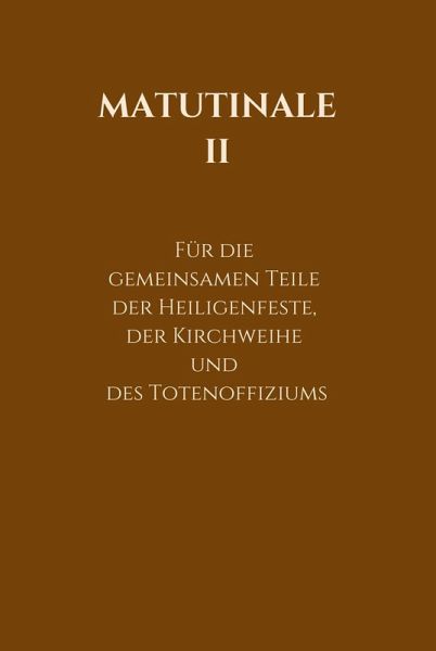 Matutinale II (eBook, ePUB) Matutinale II (eBook, ePUB)