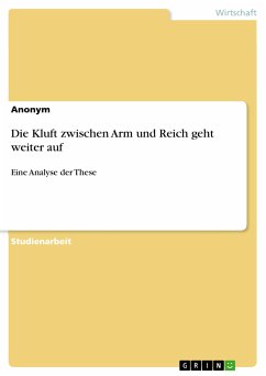 Die Kluft zwischen Arm und Reich geht weiter auf (eBook, PDF)