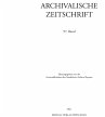 Archivalische Zeitschrift 97 (2021)... - Bild 1