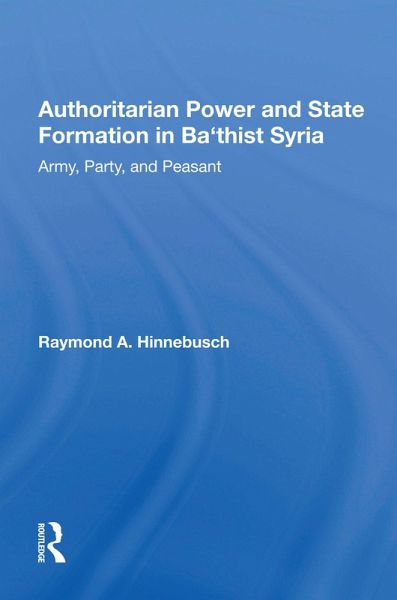 Authoritarian Power And State Formation In Ba`thist Syria (eBook, PDF)