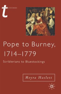 Pope to Burney, 1714-1779 (eBook, ePUB) - Haslett, Moyra