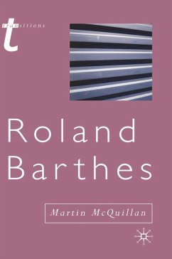Roland Barthes (eBook, ePUB) - Mcquillan, Martin
