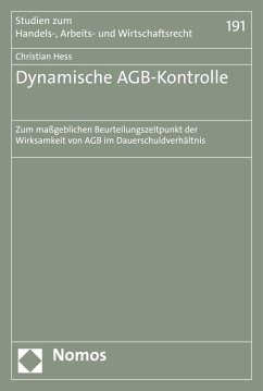 Dynamische AGB-Kontrolle (eBook, PDF) - Hess, Christian