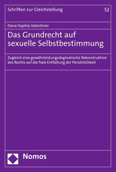 Das Grundrecht auf sexuelle Selbstbestimmung (eBook, PDF)