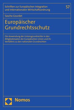 Europäischer Grundrechtsschutz (eBook, PDF) - Gourdet, Sascha