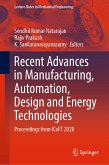 Recent Advances in Manufacturing, Automation, Design and Energy Technologies (eBook, PDF)