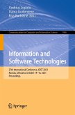 Information and Software Technologies (eBook, PDF)