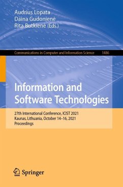 Information and Software Technologies (eBook, PDF)