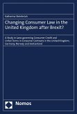 Changing Consumer Law in the United Kingdom after Brexit? (eBook, PDF)