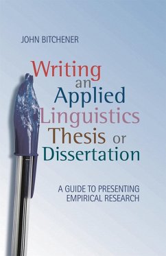 Cover Writing an Applied Linguistics Thesis or Dissertation (eBook, ePUB)