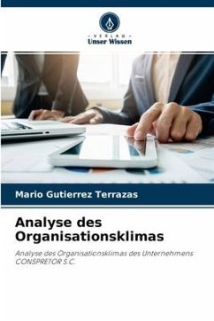 Analyse des Organisationsklimas - Gutierrez Terrazas, Mario