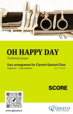 Oh Happy Day - Clarinet Quintet/Choir (score) (fixed-layout eBook, ePUB) - traditional, Gospel