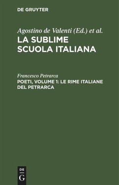 Cover Poeti, Volume 1: Le rime italiane del Petrarca