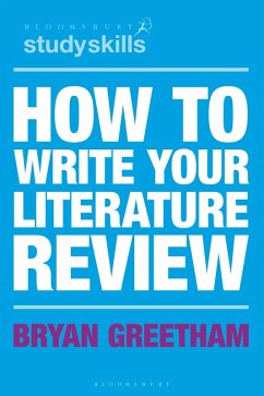 Cover How to Write Your Literature Review (eBook, PDF)