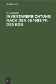 Inventarerrichtung nach den §§ 1993 ff. des BGB