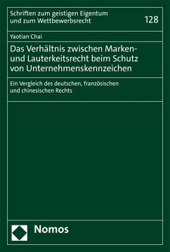 Das Verhältnis zwischen Marken- und Lauterkeitsrecht beim Schutz von Unternehmenskennzeichen (eBook, PDF) Cover Das Verhältnis zwischen Marken- und Lauterkeitsrecht beim Schutz von Unternehmenskennzeichen (eBook, PDF)