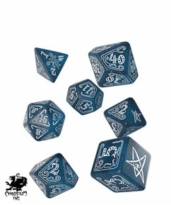 Cover Call of Cthulhu Abyssal & white Dice Set