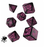 Call of Cthulhu 7th Edition Black & magenta Dice Set Call of Cthulhu 7th Edition Black & magenta Dice Set
