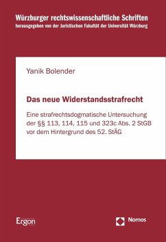 Das neue Widerstandsstrafrecht (eBook, PDF) - Bolender, Yanik