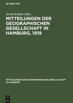 Mitteilungen der Geographischen Gesellschaft in Hamburg, 1919