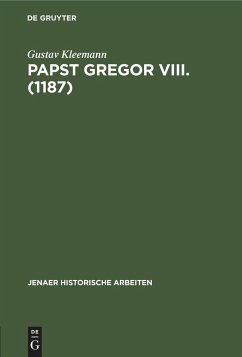 Papst Gregor VIII. (1187) - Kleemann, Gustav