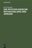 Die psychologische Entwickelung des Apriori