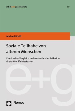 Soziale Teilhabe von älteren Menschen (eBook, PDF) - Wolff, Michael