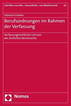 Cover Berufsordnungen im Rahmen der Verfassung (eBook, PDF)