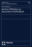 Ad-hoc-Pflichten im deutschen Profifußball (eBook, PDF)