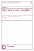 Transparenz in der Judikative (eBook, PDF)