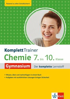 Klett KomplettTrainer Gymnasium Chemie 7. - 10. Klasse (eBook, PDF) - Beyl, Marcel