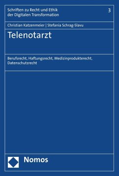 Telenotarzt (eBook, PDF) - Katzenmeier, Christian; Schrag-Slavu, Stefania