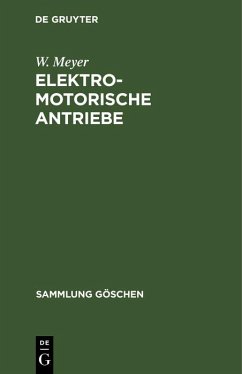 Elektromotorische Antriebe (eBook, PDF) - Meyer, W.