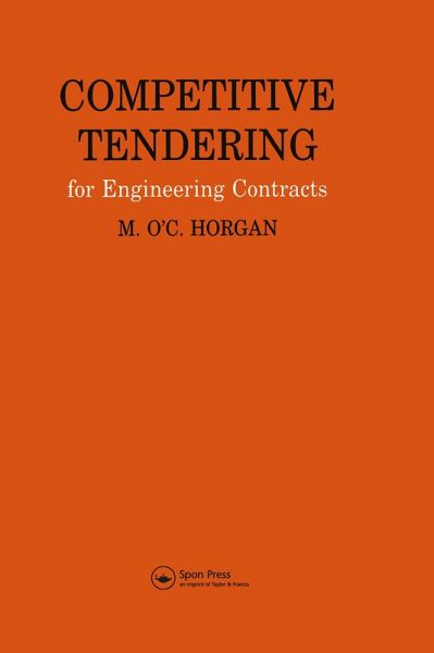Competitive Tendering for Engineering Contracts (eBook, ePUB)