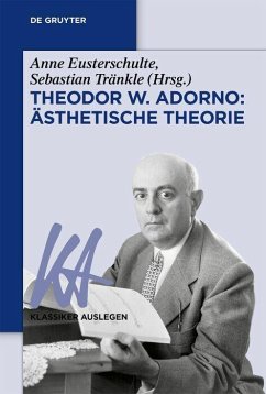 Theodor W. Adorno: Ästhetische Theorie (eBook, PDF)