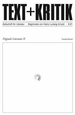 TEXT + KRITIK Sonderband - Digitale Literatur II (eBook, ePUB) - Bajohr, Hannes