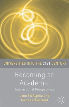 Becoming an Academic (eBook, ePUB) - McAlpine, Lynn; Akerlind, Gerlese