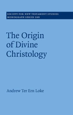 Cover Origin of Divine Christology (eBook, ePUB)