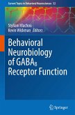 Behavioral Neurobiology of GABAB Receptor Function