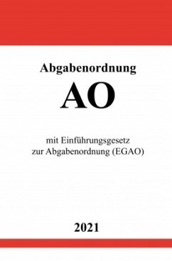 Cover Abgabenordnung (AO)