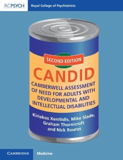 Camberwell Assessment of Need for Adults with Developmental and Intellectual Disabilities (eBook, ePUB) - Xenitidis, Kiriakos