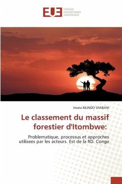 Le classement du massif forestier d'Itombwe: - KILINDO SHABANI, Imata