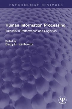 Cover Human Information Processing (eBook, PDF)