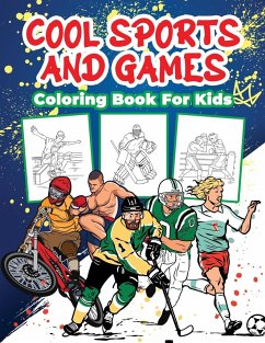 Cool Sports and Games Coloring Book for Kids - Pa Publishing