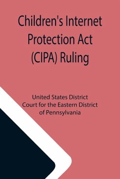 Cover Children's Internet Protection Act (CIPA) Ruling